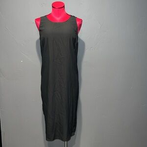 Brunello Cucinelli black slip dress!